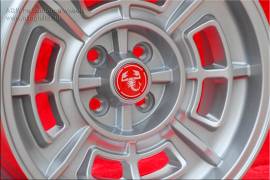 4 pz. cerchi Fiat CD68 7x15 ET0 124 Coupe, Spider,