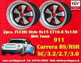 2 pz. cerchi Porsche Fuchs 8x15 ET10.6 911 -1989, 