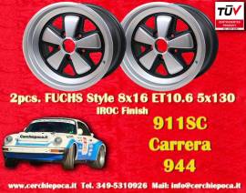 2 pz. cerchi Porsche Fuchs 8x16 ET10.6 911 SC, Car