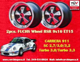 2 pz. cerchi Porsche Fuchs 9x16 ET15 911 SC, Carre