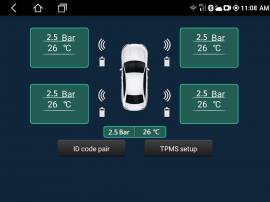 TPMS SENSORI PNEUMATICI ANDROID usb