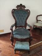 Poltrona a trono originale dll'800