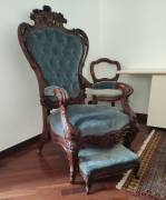 Poltrona a trono originale dll'800