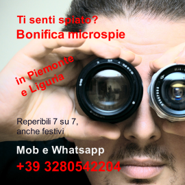 Ti senti spiato? Bonifica microspie...