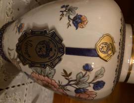 vaso potiche vintage in prestigiosa porcellana di Limoges