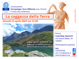 "LA SAGGEZZA DELLA TERRA" (conferenza a Torino)