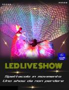 LED LIVE SHOW MUSICALE - SFILATA LUMINOSA SUI TRAMPOLI 