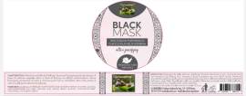 Maschera viso black mask 