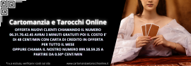 3 minuti gratis su Cartomanzia e Tarocchi Online