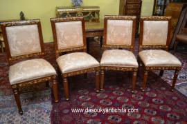 Gruppo di 4 sedie-poltrone stile olandese