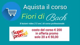 fiori di bach corso professionale on line 