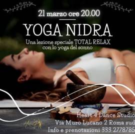 LEZIONE SPECIALE YOGA NIDRA APERTA A TUTTI Giovedì 21 Marzo