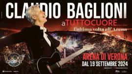 Claudio Baglioni 2 biglietti Platea numerata Arena di Verona sabato 21 settembre