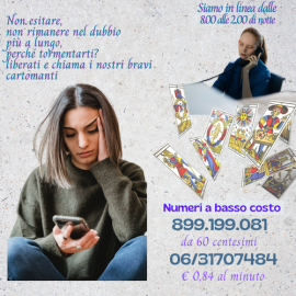 Ama Te Stesso. Fatti fare un consulto VERO e PRECISO 06.31707087 