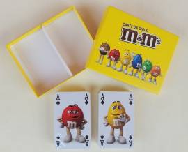 Carte da gioco M&M's - 2 mazzi In Italiano Sigillato nuovo