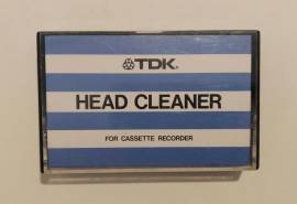 TDK HEAD CLEANER AUDIO CASSETTE. RARA CASSETTA TAPE PULISCI TESTINA !