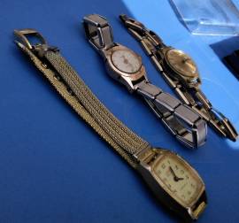 3 orologi di 50 anni fà da riparare (uno in ORO)