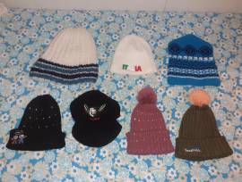 Lotto 7 Cappelli Berretti Cuffie lana inverno uomo donna unisex