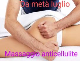 MASSAGGIO DECONTRATTURANTE ,RILASSANTE,LINFATICO E ANTICELLULITE