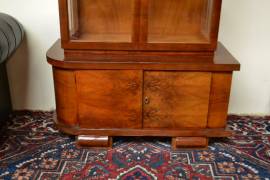 Credenza-vetrina doppio corpo stile Art Déco anni 50