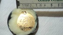 Medaglietta Segno Zodiacale ACQUARIO placcata ORO