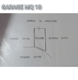 Garage mq 18 in residence a San Giovanni Galermo 