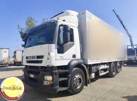 1198 IVECO STRALIS 260S420–2013–ISOTERMICO+FRIGO+SPONDA CARICATRICE RETRATTILE-ATP FNA 02/25-EURO 5