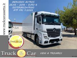 RIF.1130 MERCEDES ACTROS 25.45–2016–ISOTERMICO+GRUPPO FRIGORIFERO THERMOKING–ATP FRC 11/2025-EURO 6