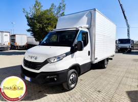 RIF.1193 IVECO DAILY 35C14 – 2023 – FURGONE IN LEGA LEGGERA + SPONDA CARICATRICE A BATTENTE – EURO 6