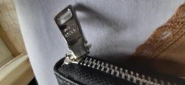 PRADA portafoglio in pelle Saffiano nero grande