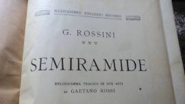 Gioacchino Rossini- La Gazza Ladra / Seramide spartiti musicali originali