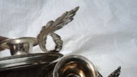 Porta Candele Vintage in Silver Plated