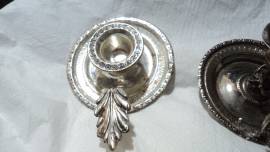 Porta Candele Vintage in Silver Plated
