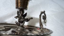 Porta Candele Vintage in Silver Plated