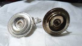 Porta Candele Vintage in Silver Plated