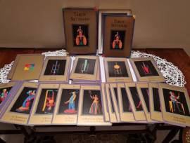 Tarot Pino Settanni Jean-Louis Victor cofanetto, libro istruzioni 1995 in italiano e francese + 78 c