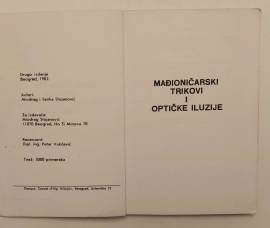 Senka i Miodrag Stojanovic Igre, problemi i carolije popularne matematike enigmatike II  Stampa: