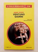 Ventuno giorni di Anne Perry 1°Ed.Mondadori, dicembre 2020