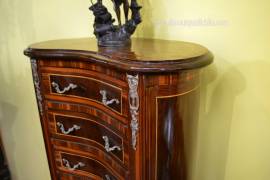 Cassettiera-settimino a fagiolo stile Luigi XV