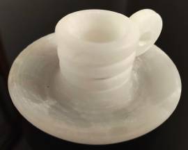 PORTACANDELE IN ALABASTRO