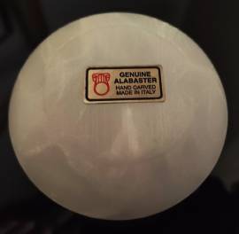 PORTACANDELE IN ALABASTRO