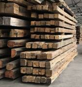 Travature in rovere antico di recupero