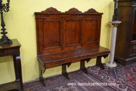 Antica panca stile Rinascimento toscano