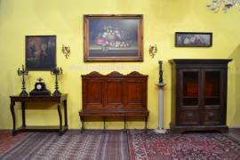 Antica panca stile Rinascimento toscano