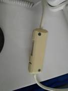 Lampada da tavolo o comodino con paralume.