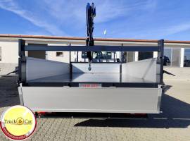 RIF.1266 IVECO DAILY 35 C 16–2022– CASSONE RIBALTABILE TRILATERALE+GRU NUOVA DN A 3 SFILI IDRAUCI €6