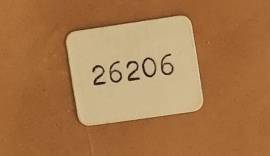 VASO CON COPERCHIO E DECORI FLOREALI.