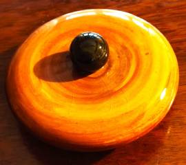 VASO DECORATO CON COPERCHIO VASO DECORATO CON COPERCHIO