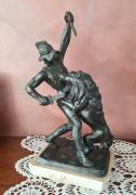 Ferdinando De Luca . Gladiatore che combatte con un leone. 