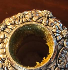 PICCOLO VASO STILARTE LAMINATO ARGENTO. PICCOLO VASO STILARTE LAMINATO ARGENTO.